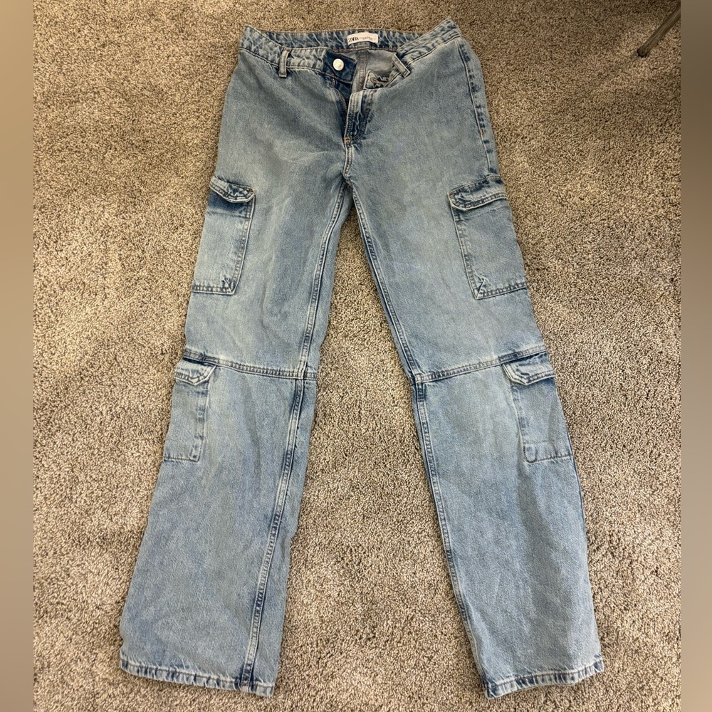 Zara Cargo Jeans